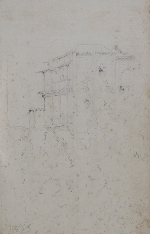 GENARO PÉREZ VILLAAMIL (1807-1854)Casa en Granada