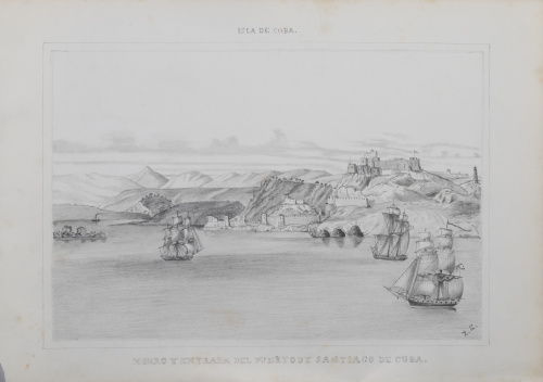 ESCUELA FRANCESA O CUBANA, MEDIADOS SIGLO XIXMorro y entr