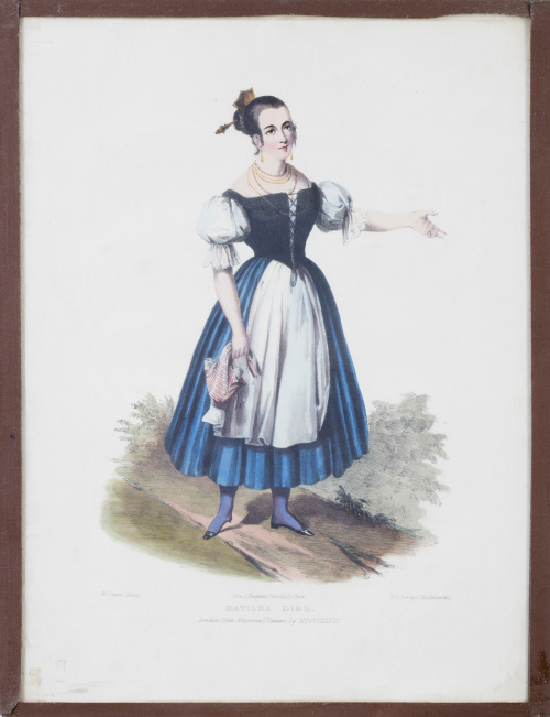 ESCUELA ESPAÑOLA, SIGLO XIXMatilda Diez y El Bandido