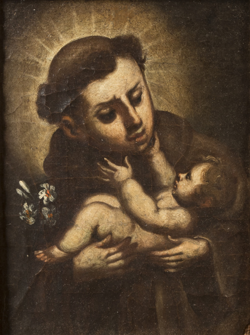 ESCUELA ESPAÑOLA, SIGLO XVIIISan Antonio de Padua