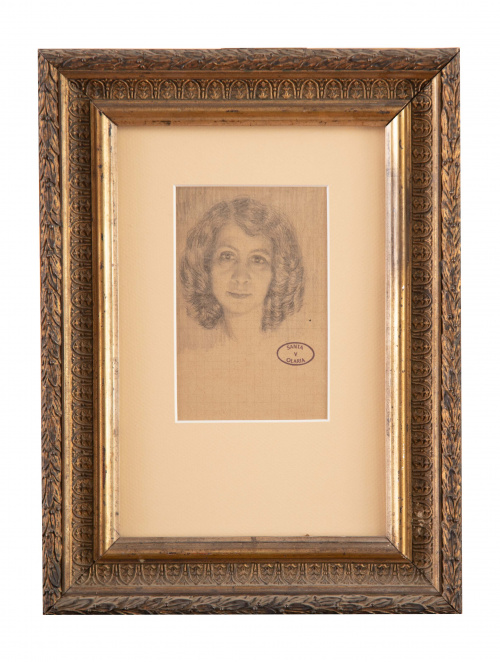 VICENTE SANTA OLARIA (1886- 1967)Apunte de mujer