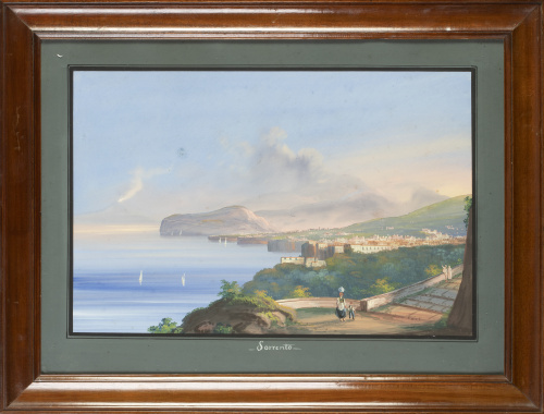 ESCUELA NAPOLITANA, H. 1900Vista de Sorrento