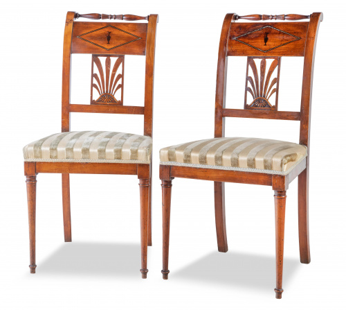 Jean-Joseph Chapuis (1765-1864)*.Pareja de sillas Imperio