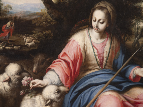 BERNARDO GERMÁN LLORENTE (Sevilla, 1680-1759)Divina Pasto