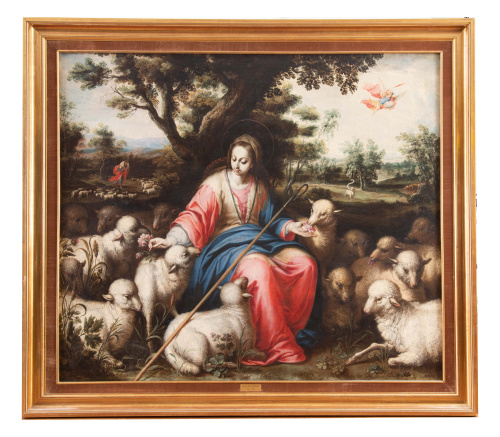 BERNARDO GERMÁN LLORENTE (Sevilla, 1680-1759)Divina Pasto