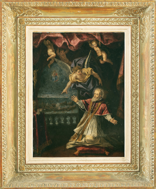 ESCUELA ITALIANA, SIGLO XVIIEl Sueño de San Pio V de la B