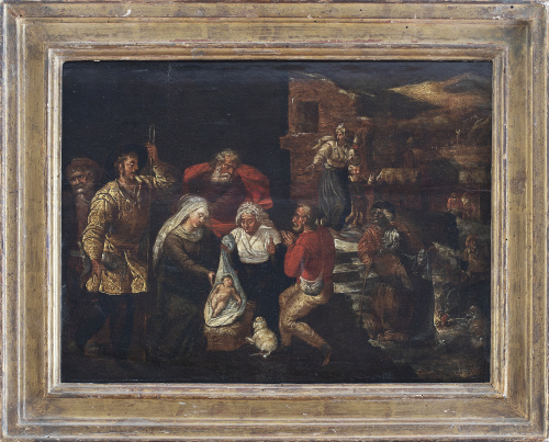 ESCUELA FLAMENCA, SIGLO XVIIAdoración de los Pastores