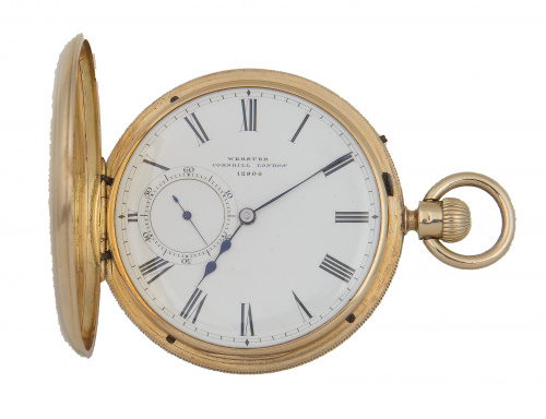 Reloj de bolsillo saboneta WEBSTER CORNHILL London 12804 en