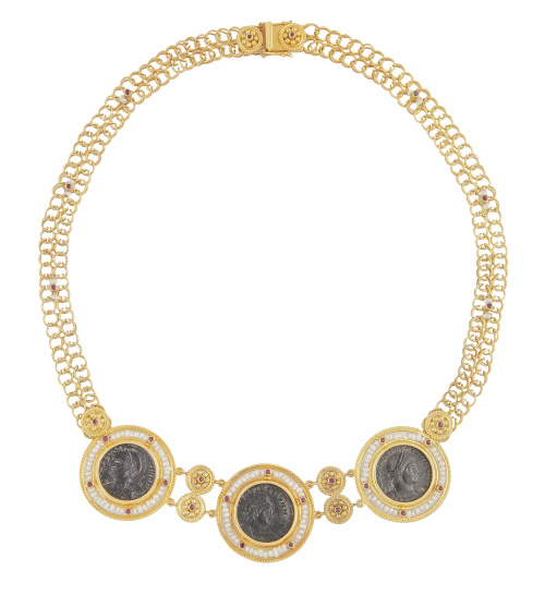 Gargantilla  de la diseñadora libanesa NADA LE CAVALIER con