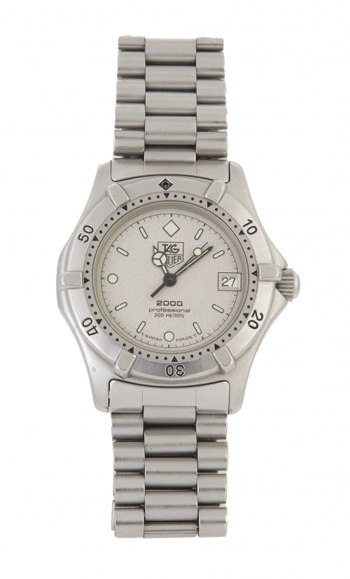 Reloj de pulsera TAG HEUER 2000 Professional, en acero