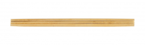 Alfiler corbata con decoración estriada en oro amarillo de 