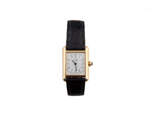 Cartier tank Must de CARTIER en plata vermeill. 2415. 67409
