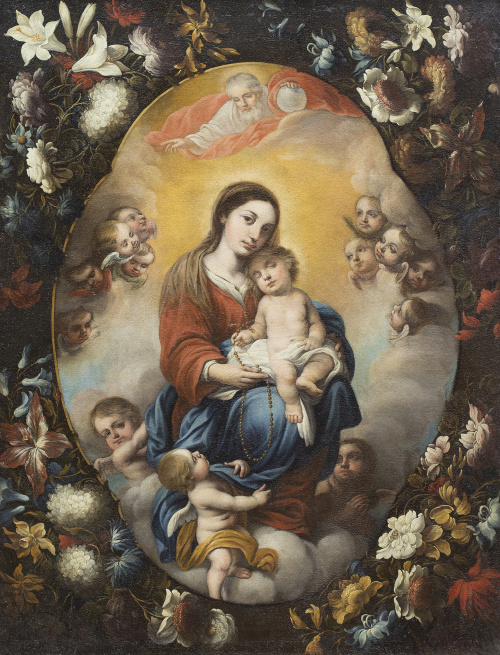 FRANCISCO MENESES OSORIO (Sevilla, c. 1640- 1721)Virgen d