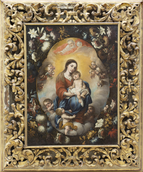 FRANCISCO MENESES OSORIO (Sevilla, c. 1640- 1721)Virgen d