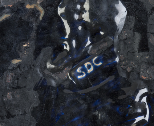 Medallón en esmalte con la efigie de Enrique IV de Francia.