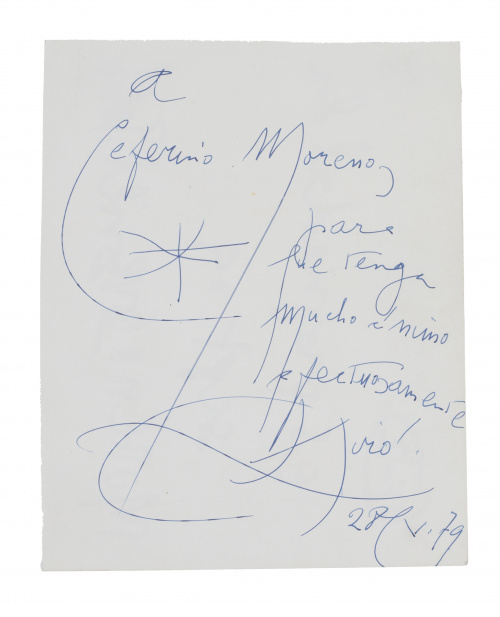 JOAN MIRÓ (Barcelona, 1893 - Palma de Mallorca, 1983) JOAN 