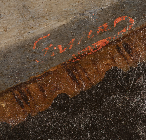 ESCUELA ESPAÑOLA, SIGLO XIXBodegón con reloj y nueces