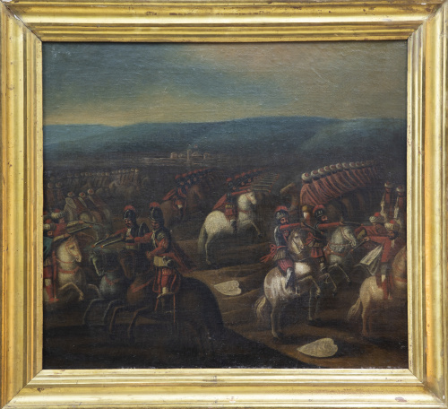 ESCUELA ESPAÑOLA, SIGLO XVIIIBatalla de Clavijo