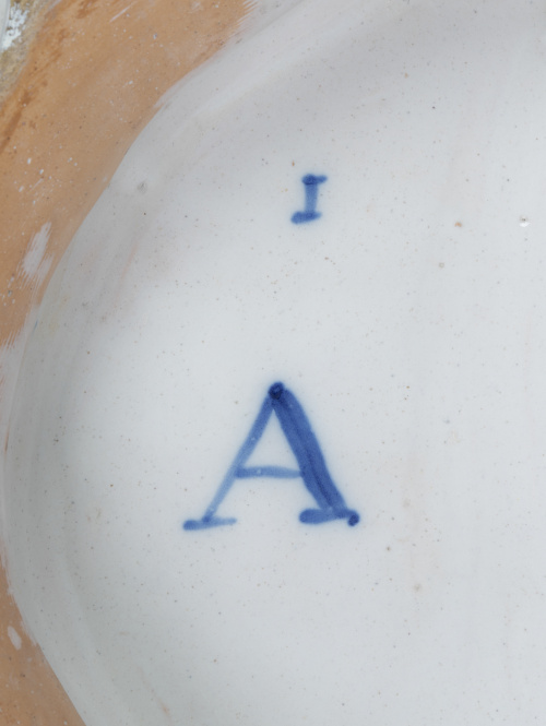 Aguamanil con tapa en cerámica esmaltada de la serie del ra
