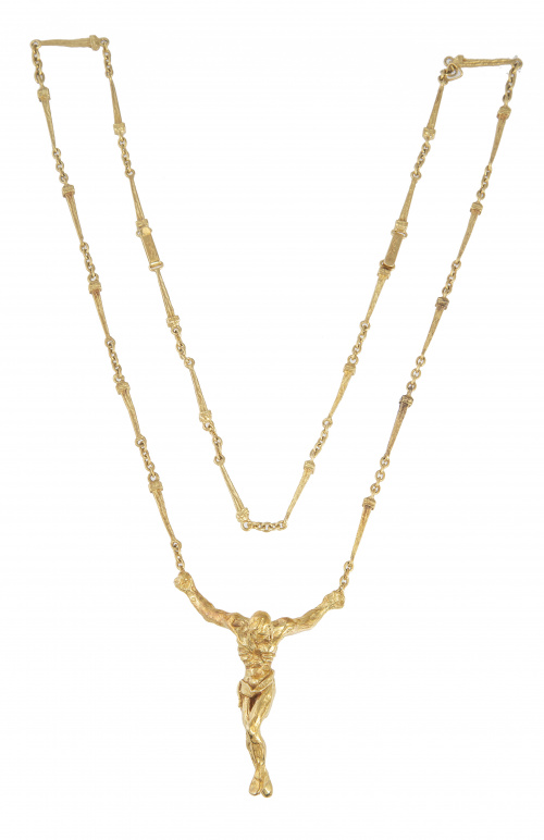 Colgante escultura de DALI de "Cristo de San Juan de la Cru