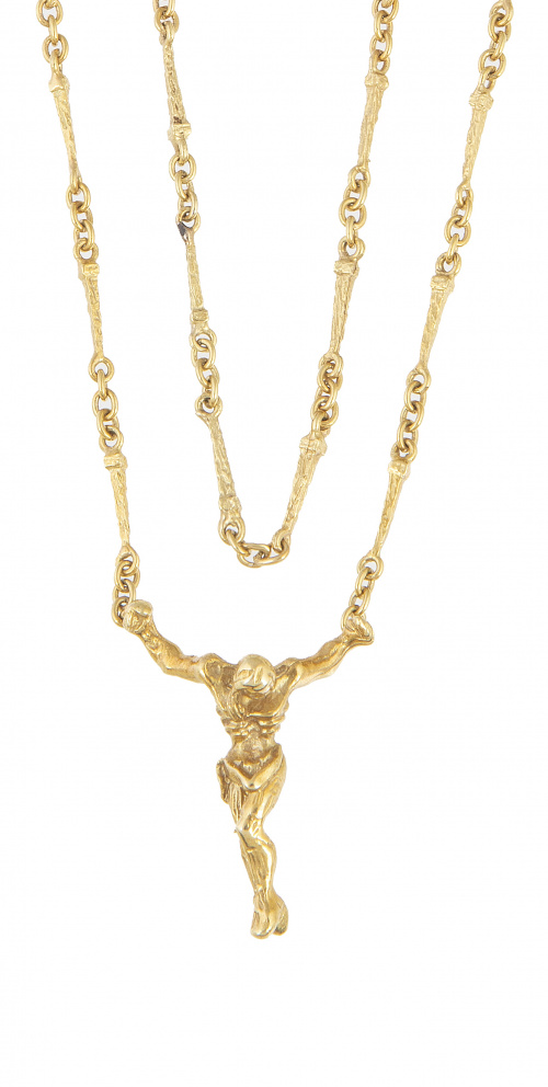 Colgante escultura de DALI de "Cristo de San Juan de la Cru