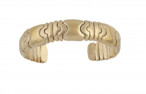 Conjunto de dos collares y dos pulseras de plata vermeille 