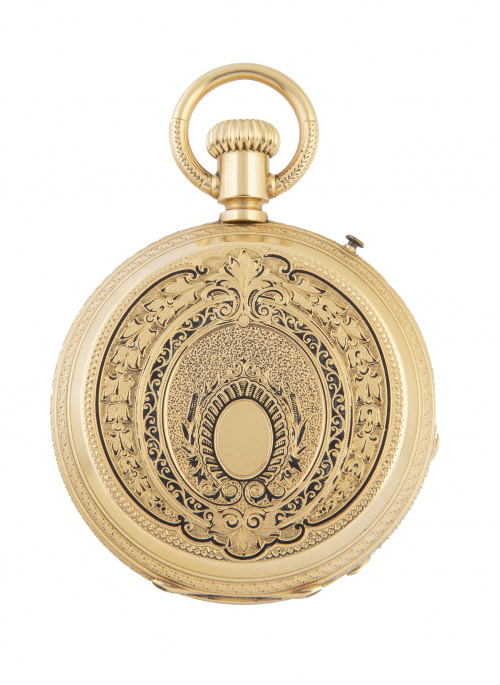 Reloj de bolsillo en oro Haas & Privat. Nº 62367 en oro de 