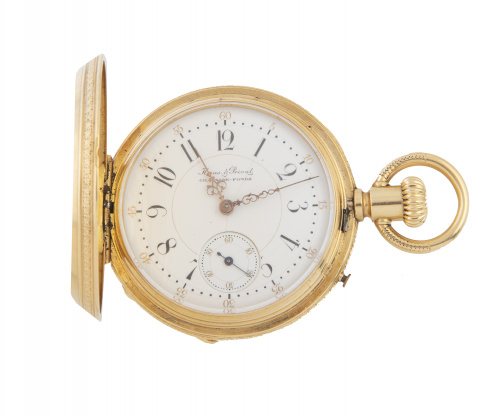 Reloj de bolsillo en oro Haas & Privat. Nº 62367 en oro de 