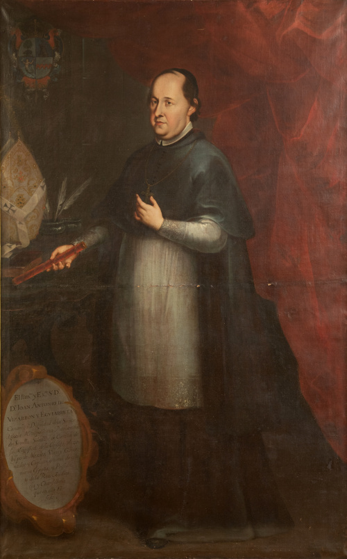 JOSÉ DE IBARRA (Guadalajara, 1688 -México, 1756)Retrato d