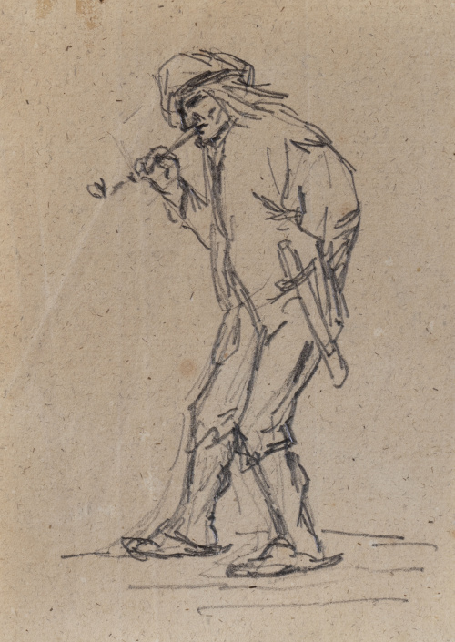 SEGUIDOR DE DAVID TENIERSHombre fumando una pipa