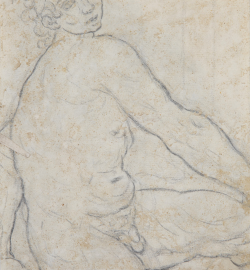 ESCUEAL ESPAÑOLA, H. 1800Desnudo