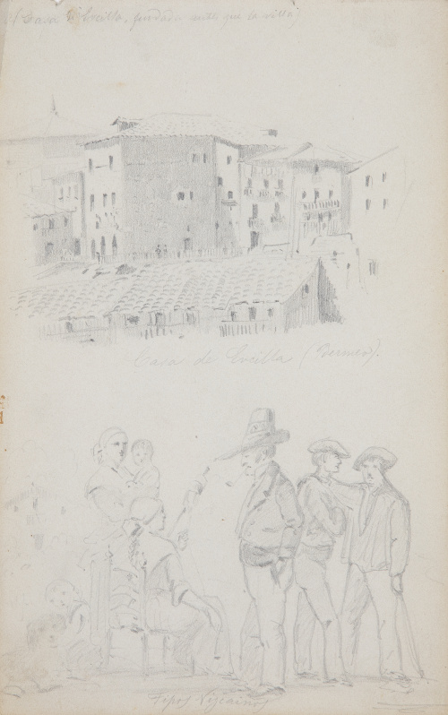 ESCUELA ESPAÑOLA, SIGLO XIXVista de la Casa de Ercilla, B