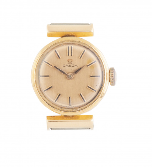 Caja de reloj OMEGA para señora en oro amarillo de 18K, año