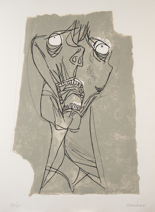 OSWALDO GUAYASAMÍN (Quito, 1919 - Baltimore, 1999), OSWALDO