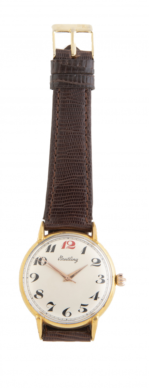 Reloj BREITLING plaqué or, años 30
