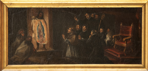 ESCUEAL MEXICANA, SIGLO XVIIILa aparición de la Virgen de