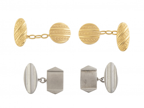 Lote de dos pares de gemelos años 30