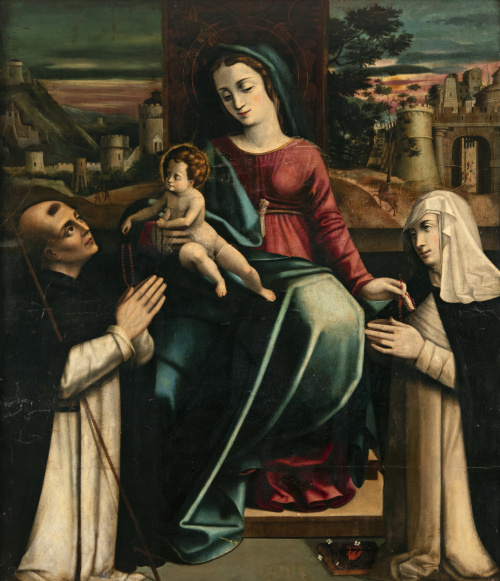 ESCUELA TOLEDANA, SEGUNDA MITADA SIGLO XVIVirgen con Niño