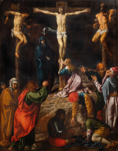 PEDRO DE ORRENTE (Murcia, 1580-Valencia, 1645)Calvario