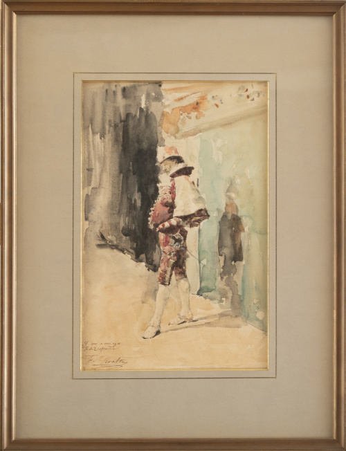 FRANCISCO PERALTA DEL CAMPO (Sevilla, 1837-Roma, 1897)Cab