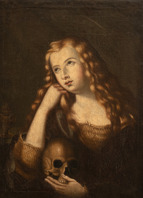 ESCUELA ESPAÑOLA, H. 1700Magdalena Penitente