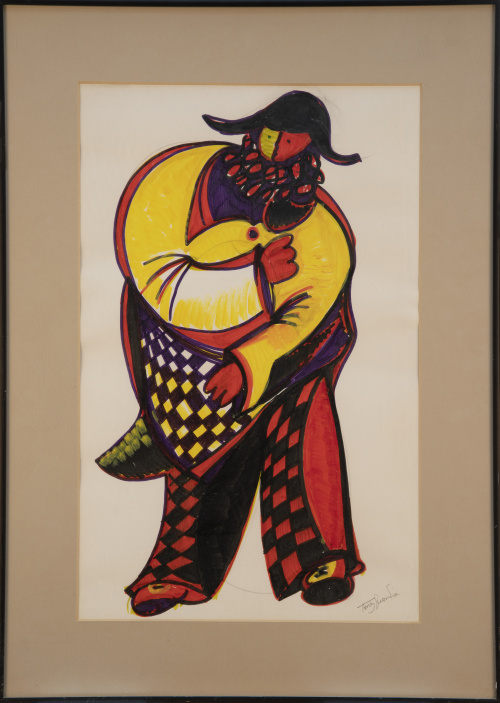 JOSÉ TORRES GUARDIA (Valencia, 1932 - Madrid, 2017)Arlequ