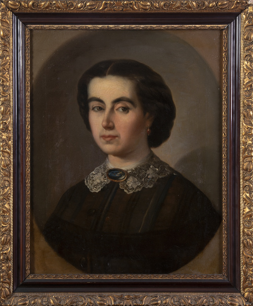 ESCUELA ESPAÑOLA, SIGLO XIXRetrato de dama