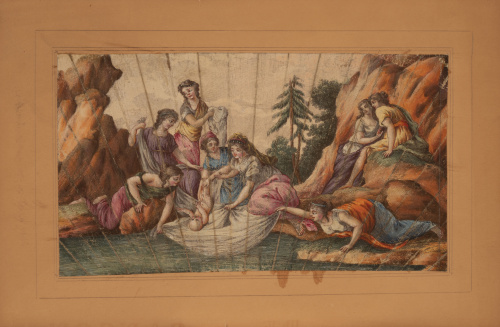 ESCUELA ESPAÑOLA, SIGLO XIXMoisés salvado de las aguas, p