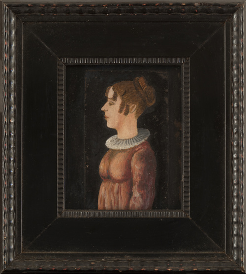 ESCUELA AMERICANA, PRIMERA MITAD SIGLO XIXRetrato de dama