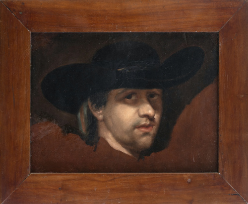 ESCUELA ESPAÑOLA, SIGLO XVIIIRetrato de hombre joven con 