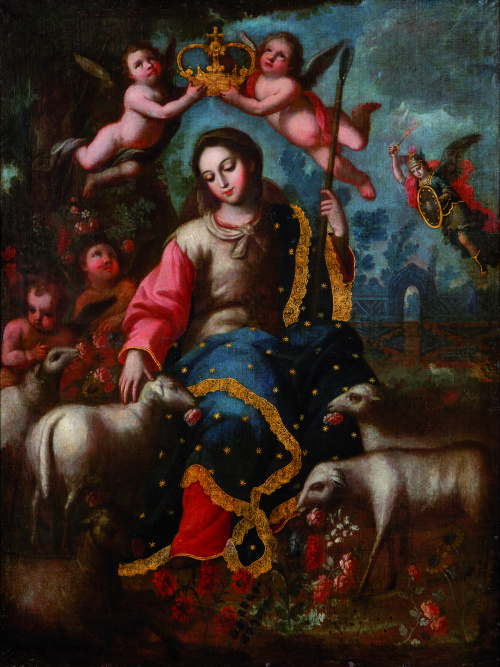 JOSÉ DE PÁEZ (1720-1790) Divina Pastora