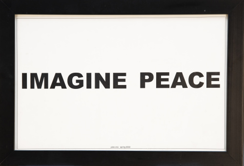 YOKO ONO (Tokio, Japón, 1933)Imagine Peace, 2003
