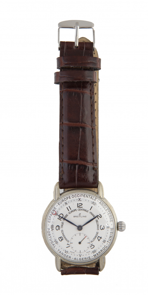 Reloj BREITLING en acero, años 40