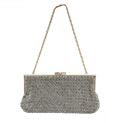 Bolso pequeño de noche con piedras swarowski